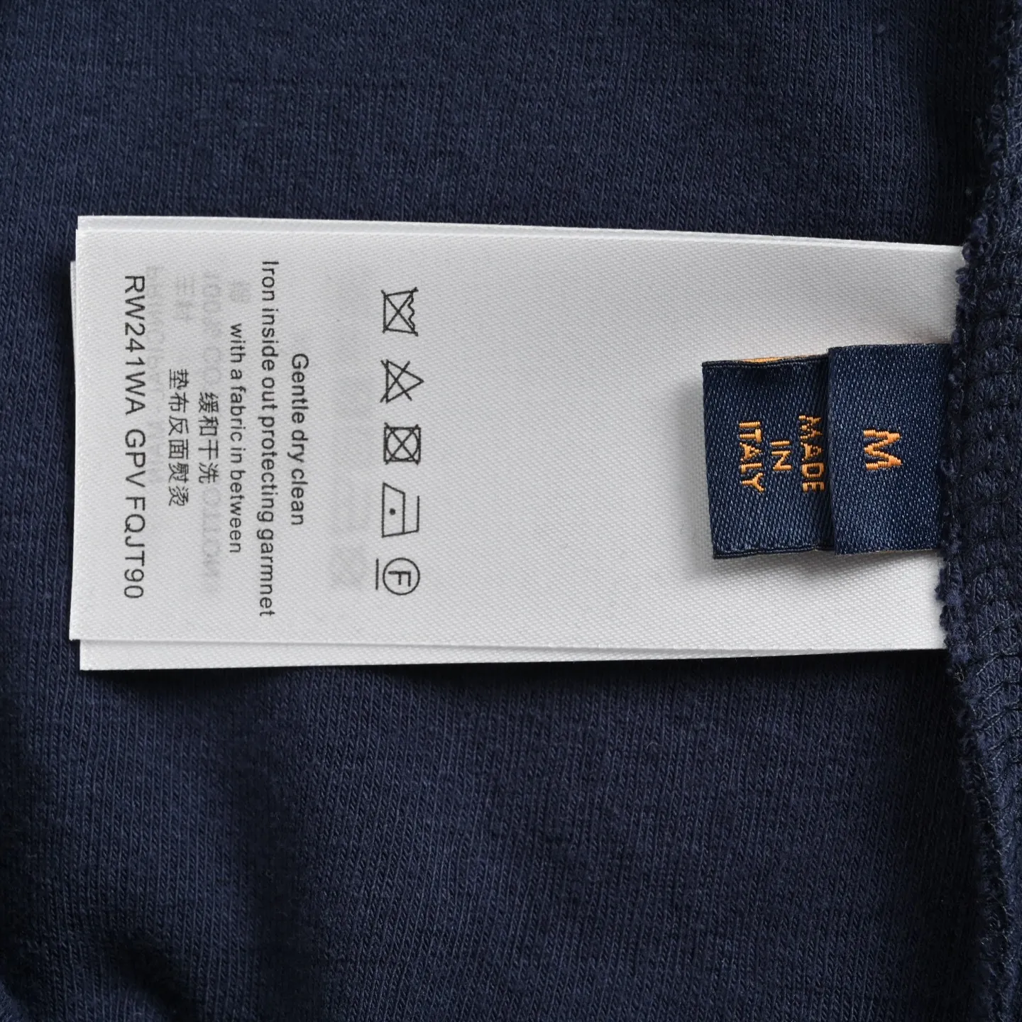 Louis Vuitton/Louis Vuitton 25ss dark checkerboard terry short-sleeved shirt